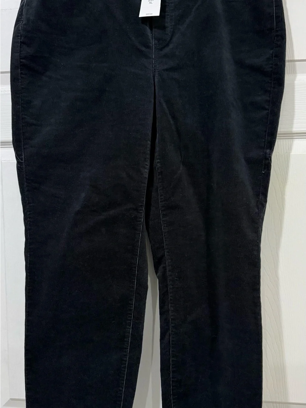 J Jill Black Women's pull up corduroy’s